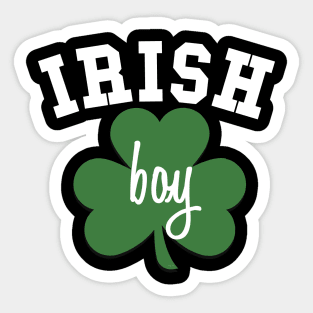 Irish Boy Saint Patricks Day Celebration Sticker